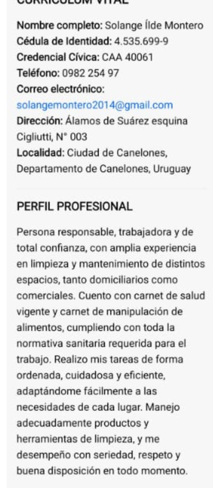 Trabajo de Solange ilde Montero